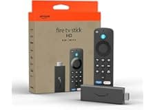 Amazon Fire TV Stick HD (Última generación), con TV en directo gratuita, mando por voz Alexa, controles de Hogar digital y reproducción en streaming HD